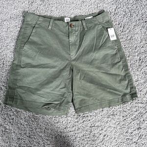 Gap Green Chino Girlfriend Shorts, Size 12 Tall